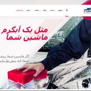 طراحی سایت کارواش
